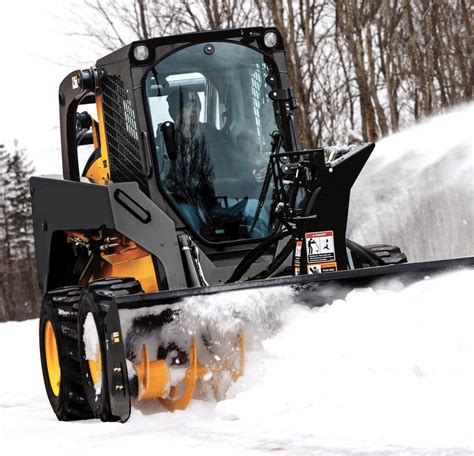 skid steer with high flow|high flow skid steers snow blower.